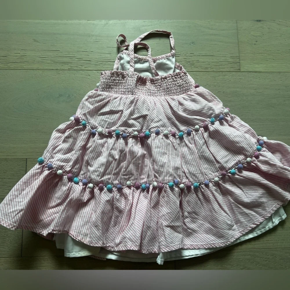 Tommy Bahama Pink Striped dress 3T